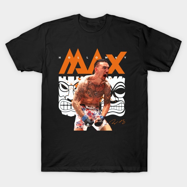 Max Holloway T-Shirt by Juantamad